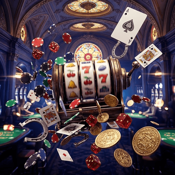 Luxury interior of Vivabet casino Monaco Night Club style